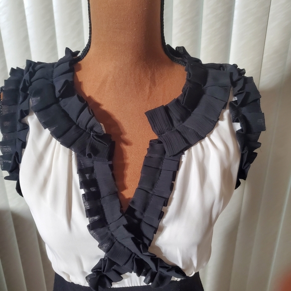 The Limited Black/Ivory Dress - Picture 2 of 4